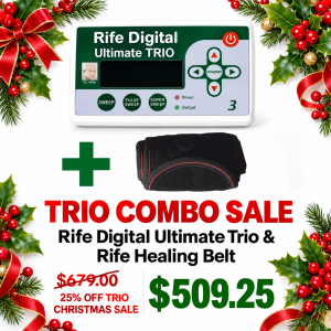 Rife Digital Ultimate Trio + Rife Healing Belt – Christmas Combo Sale